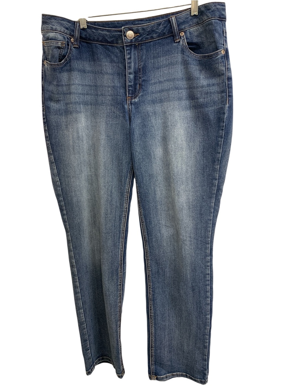 Maurices Wash Straight-Leg Jeans Size Xl